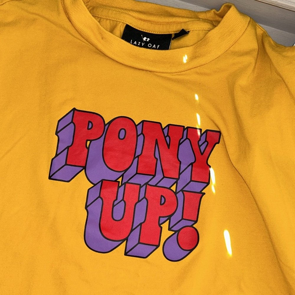 Lazy Oaf Yellow tee
